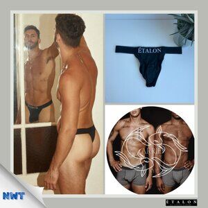 Etalon by Steve Canar - Signature Thong - Black - PRICE FIRM